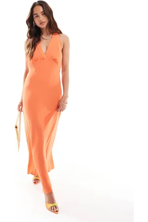 MANGO Lightweight maxi dress in