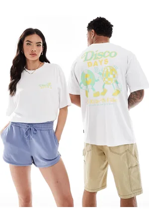 Only & Sons Oversized t-shirt with disco back print in