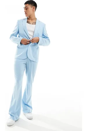 ASOS Skinny suit jacket in cornflower