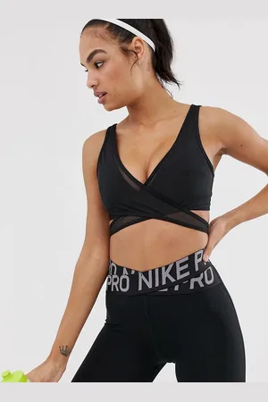 Nike Mesh overlay bra in