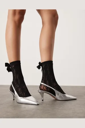 ASOS Shake slingback kitten heels in