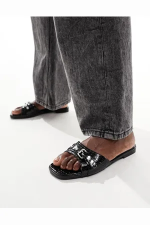 Raid Celini flat sandals in patent