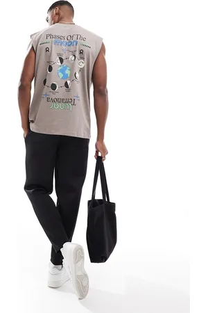 ASOS Oversized tank with back print in