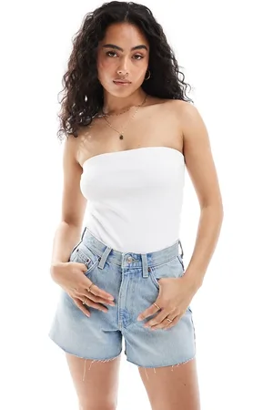 Pimkie Ribbed bandeau top in
