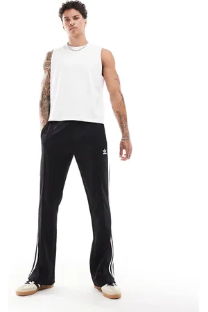 adidas Adicolour flare tracksuit bottoms in