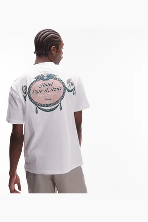 Topman Oversized fit t-shirt with Hotel Cote D