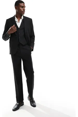 ASOS Regular fit suit jacket with wool in