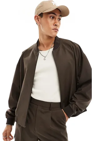 ASOS Smart co-ord bomber jacket with pocket detailing in