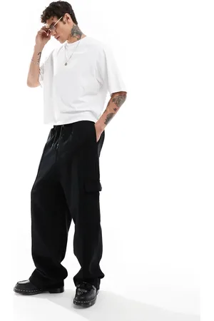 ASOS Heavyweight smart cargo joggers in