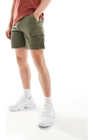 ASOS Fit cargo shorts in khaki
