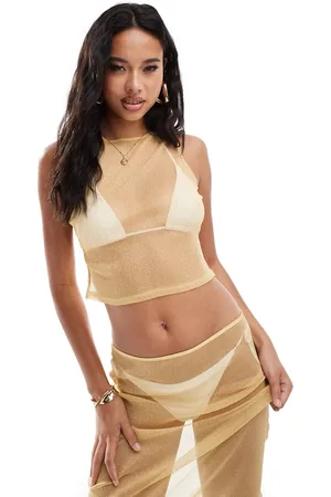 ASOS Co-ord sheer sparkle tank top in