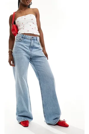Stradivarius STR baggy jean in light