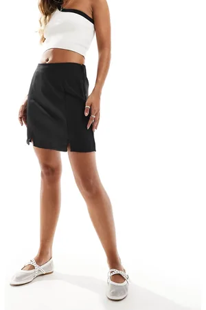 VERO MODA Notch front mini skirt in