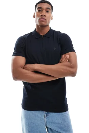 French Connection French Connection zip neck polo in