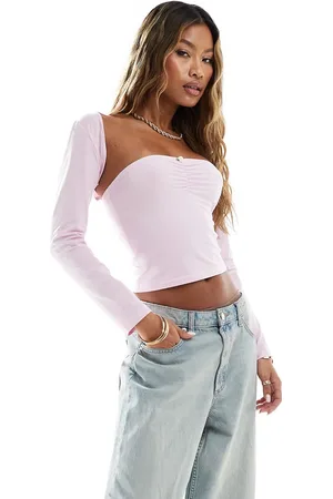 Kaiia Slinky shrug co-ord in light