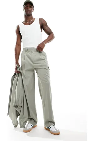 ASOS Wide leg smart co-ord cargo trouser in