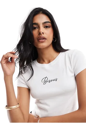 Brave Soul Crop t-shirt in with 