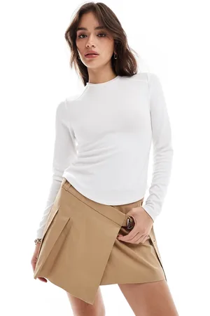 4th & Reckless Fine knit long sleeve top in