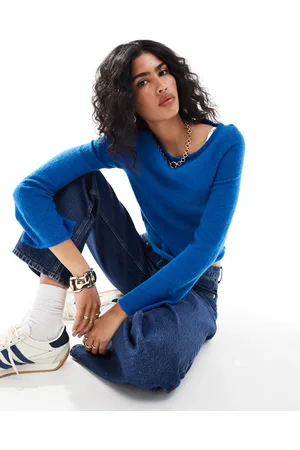 ASOS Fine knit baby tee in blue