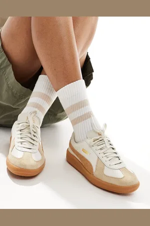 PUMA Army trainers in beige