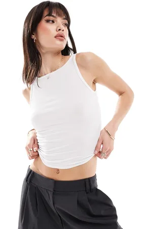 Cotton On Cotton On boat neck crop vest in