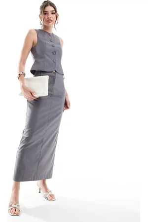 4th & Reckless Tailored maxi skirt co-ord in