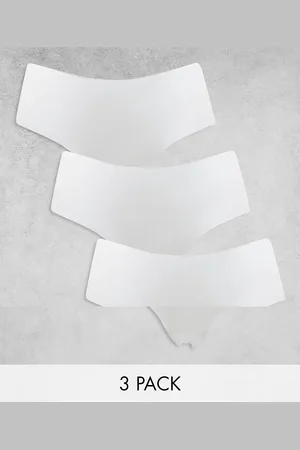 ASOS 3 pack no VPL hipster short brief in