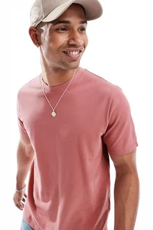 ASOS Crew neck pique t-shirt in