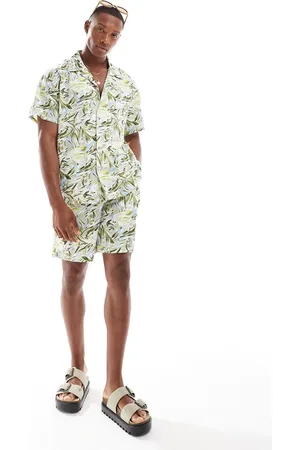 Sixth June Co-ord summer print short sleeve shirt in