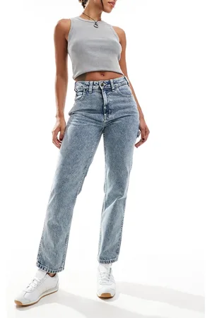 Dickies Ellendale straight fit denim jeans in marble wash