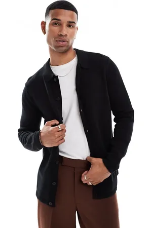 ASOS Midweight knitted button through cardigan in