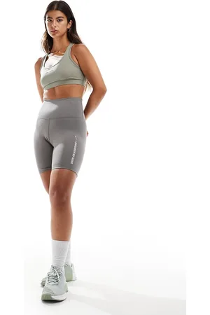 Nike Swoosh light support sports bra in khaki