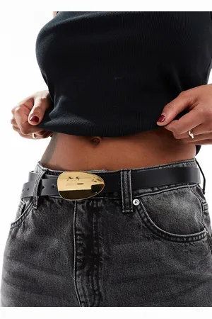 ASOS Waist and hip plate detail jeans belt in
