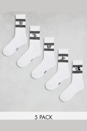 ASOS 5 pack Disney Mickey & Friends embroidery sock in
