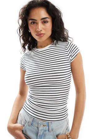 Cotton On Cotton On baby tee in white black stripe