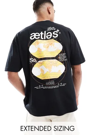 ASOS Oversized t-shirt in with atlas back print