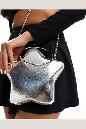 ASOS Star box clutch with circle handle in
