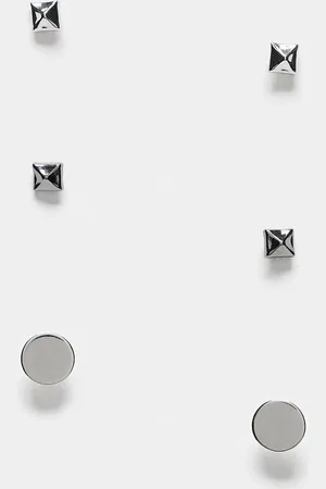 FADED FUTURE 3 pack pyramid earrings in