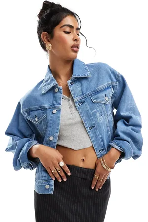 Carhartt Stamp print denim jacket in