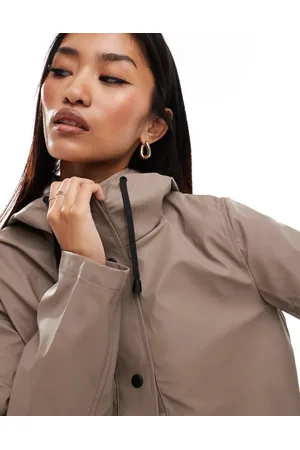 ONLY Hooded raincoat in light