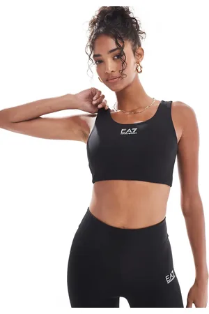 EA7 Co-ord sports bra in with front chest logo