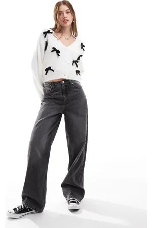 Miss Selfridge Baggy jean in light wash