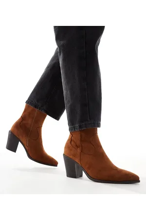 ASOS Rational heeled western boots in