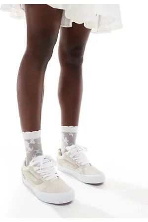 Vans Knu skool chunky trainers in off multi