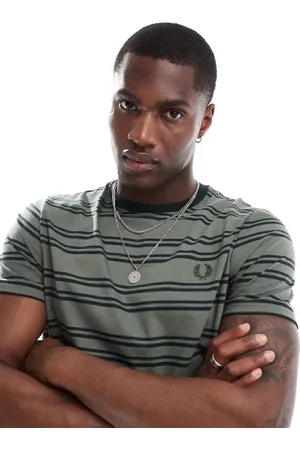 Fred Perry Striped t-shirt in and black
