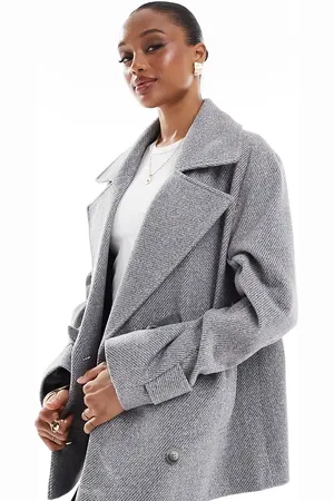 ASOS ASOS DESIGN Tall formal faux wool pea coat in