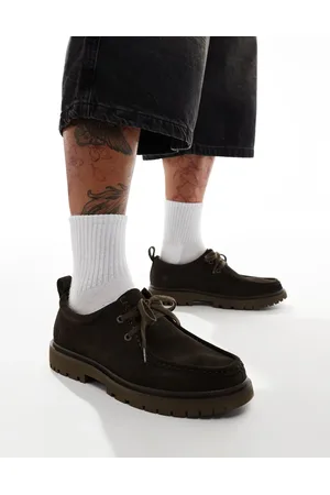 Calvin Klein Hybrid apron desert shoes in brown