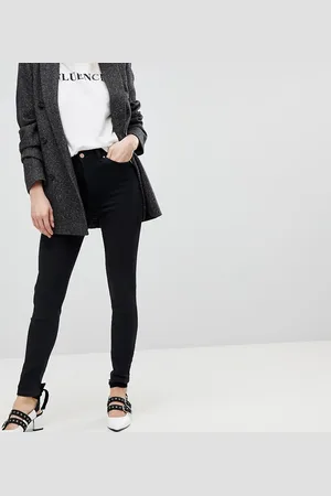 New Look India High Rise Skinny Turn Up Jean