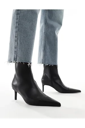 ASOS Rosalie kitten heel mid boots in