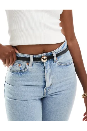 ASOS Domed skinny waist and hip belt in